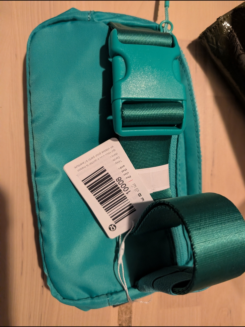lululemon teal zip pouch with silver hardware - Picture 6 of 7